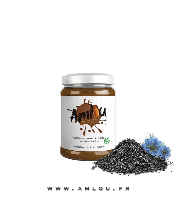 Amlou amandes et graines de nigelle habachia 200g