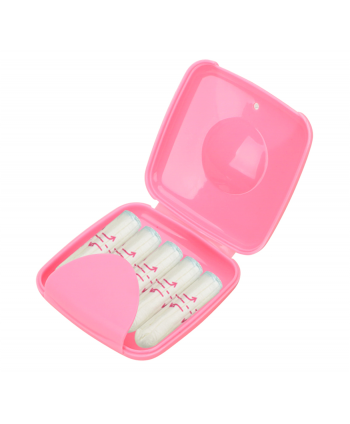 Caixa de selos cor-de-rosa