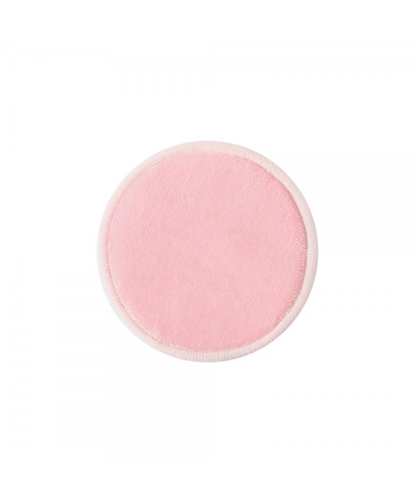 Toalhetes reutilizáveis de algodão de bambu Cor-de-rosa