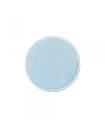 Herbruikbare bamboe katoenen doekjes blauw (set van 3)
