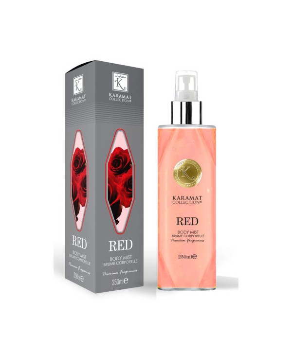 Nebbia per il corpo Red Rose 250ml | Collezione Karamat