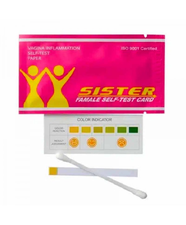 Vaginal flora test in case of illness or inflammation