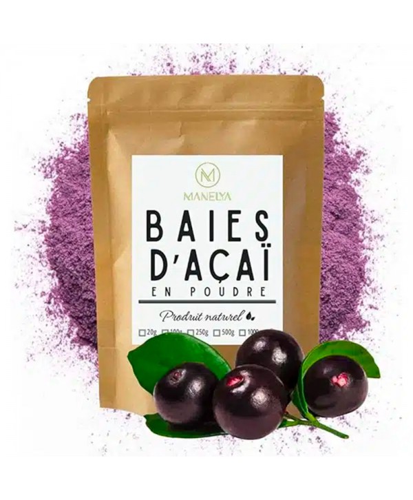 Açaí em pó (100% natural) - 100g