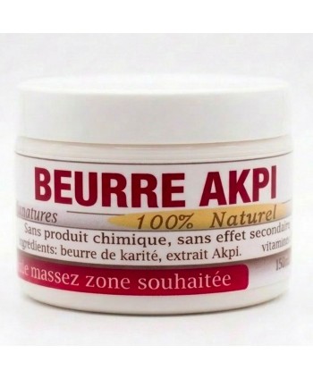 Akpi Butter 100% Natuurlijk - Hydraterende cosmetische verzorging - 150 ml